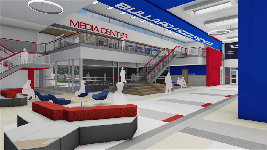  inside look at the new middle school design looking at the media center